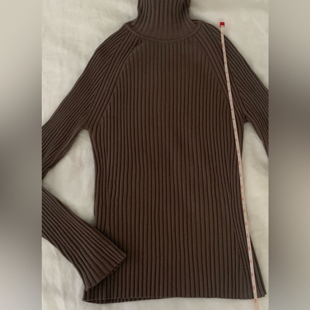 Wolford Merino Wool Turtleneck Ribbed Sweater - Picture 12 of 13